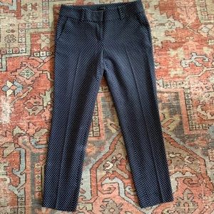 Ann Taylor Navy Work Ankle Pants